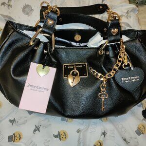 NWT Juicy Rolling on Satchel Licorice